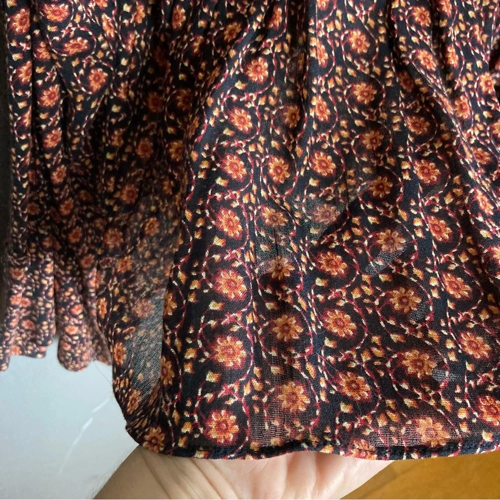 NEW Free People Malia Embellished Babydoll Jacket Top Blouse Extra‎ Small 💖